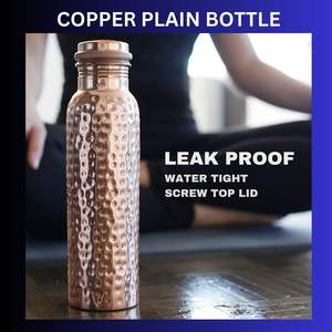 2025 gros forme ronde imprimé cuivre bouteille d'eau vente chaude verres en plastique à vendre - Product Image 2