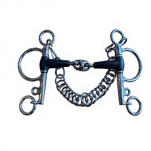 Bocado para Caballo de Acero Inoxidable con Montura Eggbutt y Boquilla de Goma, Equipo de Equitación de Calidad, Modelo RJI-HREB-1109 RIAZ JAMAL INTERNATIONAL - Product Image 6