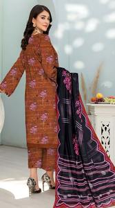 Robe d'été de créateur pour femmes Plus Size Faisalabad Cotton/Lawn Suits Shalwar Kameez Ladies' Clothing - Product Image 3