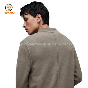 Camisetas de polo transpirables para hombre de punto de manga corta de algodón 2025 100% de fabricante superior con servicio OEM de logotipo personalizado - Product Image 3