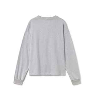 เสื้อสเวตเชิ้ตคอกลมทรงโอเวอร์ไซส์ผ้าฝ้าย 100% เสื้อสเวตเชิ้ตคอกลมแบบกำหนดเอง เสื้อสเวตเชิ้ตเปล่าสไตล์สตรีทแวร์ เสื้อฮู้ดดี้คอกลมสุดหรู - Product Image 2