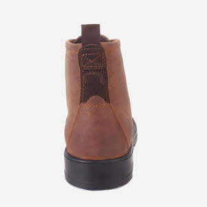 Botas de Tobillo de Cuero con Cordones SAMSO para Hombre de Unze London, con Función Antideslizante y Plantilla de Goma - Product Image 4