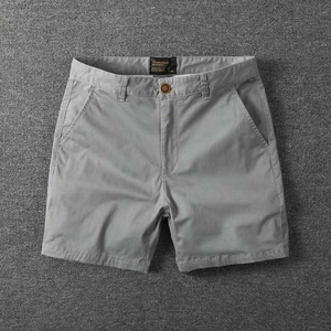 Premium Quality 100% Cotton Canvas Solid Color Casual <b>Shorts</b> for Men Trendy Summer <b>Super</b> Stretch Quick <b>Dry</b> Customizable - Product Image 4