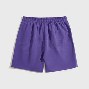 กางเกงขาสั้นผู้ชายแนวสตรีทแบบลำลองปรับแต่งได้ลายสีทึบกันรอยยับสำหรับผู้ชาย - Product Image 2