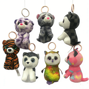 Customized <b>Cute</b> Plush Animal Keychains 3D Cartoon Soft Toy Collection Multicolor Design - Product Image 6