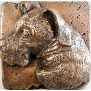 Buddy Boxer Cobre 4 "x 4" Azulejo de pared Azulejo cuadrado interior de ladrillo refractario brillante/mate de alta calidad para paredes interiores de piso de baño - Product Image 1