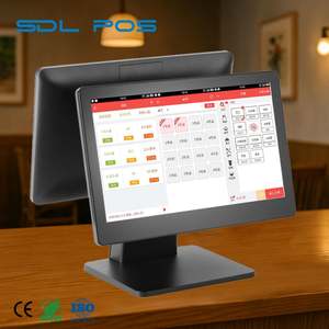 Caisse enregistreuse POS avec panneau en verre trempé pliable de qualité industrielle, <span class=keywords><strong>programme</strong></span> de fidélité, inscription premium - Product Image 1