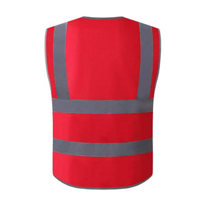 Nuevo último diseño 2025 Chaleco de trabajo de seguridad sin mangas personalizado al aire libre Chaleco de seguridad de malla de seguridad hombres Chaleco de trabajo - Product Image 5