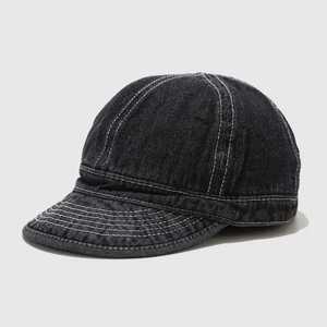 2025 <b>Top</b> New Latest High Quality Denim Beret <b>Womens</b> Washed Jeans Retro Painter <b>Hat</b> Octagonal Caps Low Moq Cheap Price For Adults - Product Image 6