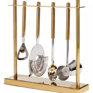 Herramientas de barra de latón y acero inoxidable, accesorios ecológicos, juego de herramientas para vino - Product Image 1