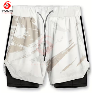 Pantalones Cortos Deportivos Premium Plus Size para Hombre |   Pantalones Cortos Deportivos Transpirables y de Secado Rápido para Entrenamiento |   Ropa Deportiva de Alto Rendimiento - Product Image 2