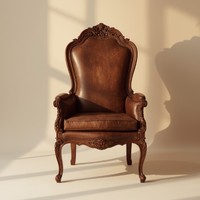 Chaise de trône royale de style vintage portable de luxe caractéristique stable en fer étanche «roi» pour le salon, l'hôtel ou le restaurant