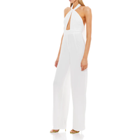 Nouvelle combinaison sexy à bretelles halter sans manches, longueur cheville, été, respirante, séchage rapide, polyester, pour femmes, fabriquée au Vietnam