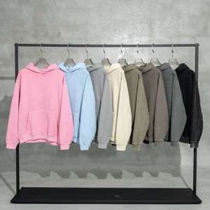 Vente en gros de pulls à capuche unisexes, pulls oversize et lourds, 100% coton, sweats à capuche personnalisés, logo brodé, sweats à capuche vierges pour hommes - Product Image 1