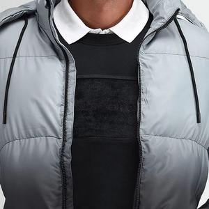 Chaqueta de Invierno para Hombre, de Alta Calidad, Impermeable, con Capucha, Estilo Urbano, con Cuello Camisero, Tela de Lona, Personalizable en la Parte Delantera - Product Image 4