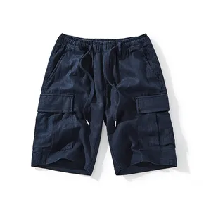 2024 Verão Men's Cargo Shorts Masculino Algodão Marinha Tático Calças Curtas em Atacado Preço Barato de alta qualidade Street Wear
