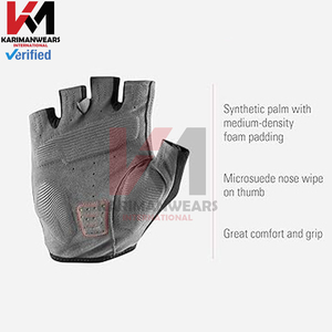 Gants de sport de cyclisme pour hommes et femmes, demi-doigts, avec rembourrage en gel de 5 mm, antidérapants, respirants, pour l'entraînement, la salle de sport - Product Image 5