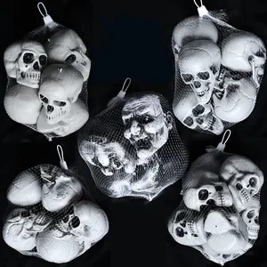 Halloween Decor Props Mini Halloween Skulls Heads Skull Decor For Halloween Party Outdoor Home Decor Gift