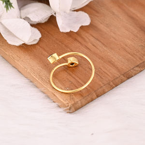 แหวนผู้หญิงพลอยโกเมนโมซัมบิกแท้ หินประจำเดือนมกราคม แหวนปรับขนาดได้ แหวนซ้อนกันได้ เครื่องประดับแหวนเงินแท้ 925 - Product Image 3