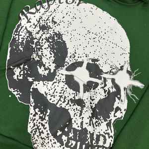 Sudadera con Capucha Personalizada de 500 g/m², 100% Algodón, Estilo Urbano, Logotipo Bordado DTF, Corte Holgado para Hombre, Marca Privada, Ropa de Invierno - Product Image 4