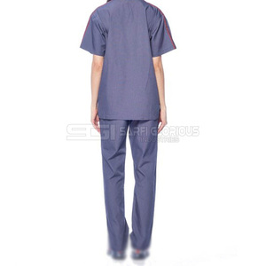 Uniforme Médico de Alta Calidad 100% Algodón, Personalizable, Último Diseño, Conjuntos de Uniformes para Hombres, Uso Hospitalario, Aguja - Product Image 4