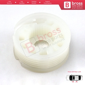 BWR222 Window Regulator Repair <b>Cable</b> Roll <b>Gear</b> Reel Wheel Pulley Front OR Rear Left Doors for 3AA837755-3AA839755 - Product Image 3