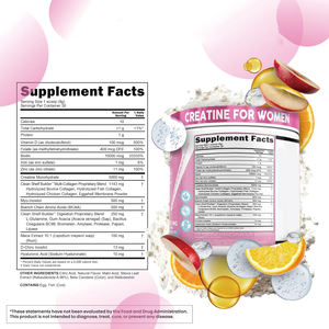 Creatina Monohidrato en Polvo al por Mayor, Suplemento Pre-Entrenamiento con Péptidos de Colágeno, Crecimiento Muscular, Mejora del Rendimiento - Product Image 2