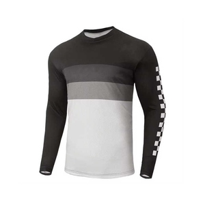 Tout nouveau maillot de course personnalisé en polyester 100% maillot de motocross à manches longues avec techniques imprimées - Product Image 5