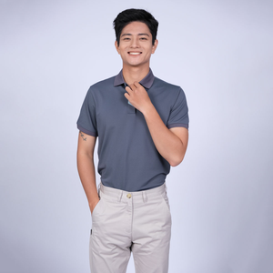 Direct Factory Sale Men's Moisture-Wicking Polyester Spandex for Polo T-Shirt <b>School</b> Uniforms Clothes for Vietnam 100% Polyester - Product Image 1