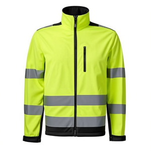Veste Softshell Haute Visibilité Jaune/Noir ELYSEE RYAN Taille 2XL (62/64) Pack de Vêtements de Travail Taille 10 - Product Image 2