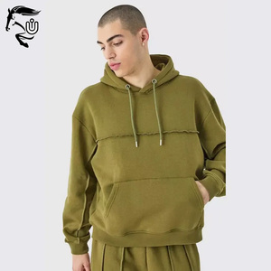 Custom <b>Manufacture</b> 2024 Boxy Oversized Men Acid Wash Blank Tracksuit With Premium Quality of Cotton Fleece Sweatsuits for Men - Product Image 3