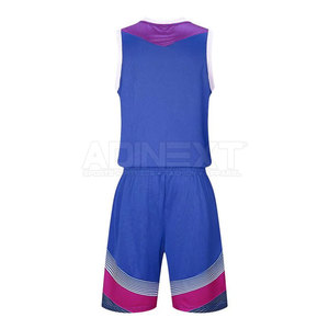 Dernier design, uniforme de basketball respirant de haute qualité, couleur et logo personnalisés, 100% polyester, vente en gros, nouvelle arrivée - Product Image 2