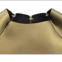 Trajes de neopreno de moda para hombres y mujeres, traje de neopreno corto de manga larga de una pieza para mujer, traje de neopreno de 2mm para buceo, surf, traje húmedo