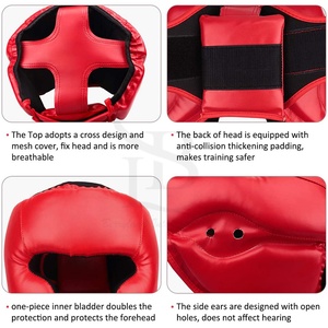 Nueva llegada Head Guard Precio al por mayor Logotipo personalizado Head Protector Boxing Training Headgear tarifa barata Servicio OEM 2025 - Product Image 4