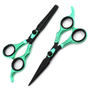 Kit de corte de cabello profesional Suministro directo de fábrica Proveedor de tijeras de corte y adelgazamiento de cabello de alta precisión de Pakistán - Product Image 5