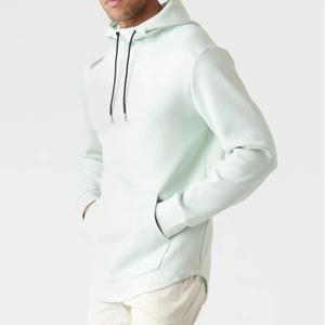 Sweat à capuche en coton surdimensionné pour hommes, de meilleure qualité, à col haut, pour l'automne, à motif solide, vêtements pour hommes de haute qualité - Product Image 5