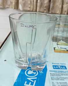 Tasse en verre transparente classique | Verre léger pour les boissons quotidiennes - Product Image 6