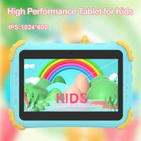 Nouvelle tablette éducative pour enfants de 7 pouces avec écran tactile capacitif, processeur quadricœur, WiFi/Google Play Store, applications préinstallées, 2 Go de RAM, garantie d'un an