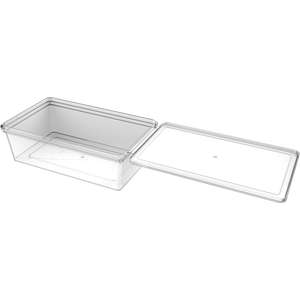 Cajas de Plástico PP para Galletas, Aptas para Alimentos, con Tapa Abatible, 1500 ml, Envases con Logotipo IML, Color Personalizable, Biodegradables - Product Image 2