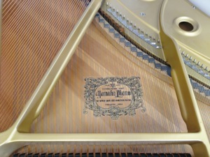Piano de cola Yamaha C3A de 88 teclas, blanco pulido, estilo clásico, montaje en suelo, tapete de sonido de madera 4634681 - Product Image 5