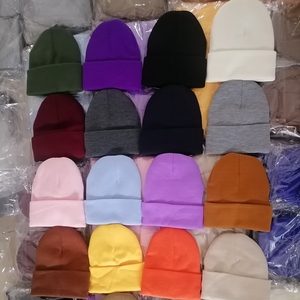 Gorro de punto con puños de lana y forro de seda para el cuidado del cabello, gorro de punto de lana holgado para mujer, gorro con forro de satén de invierno, gorro jacquard - Product Image 6