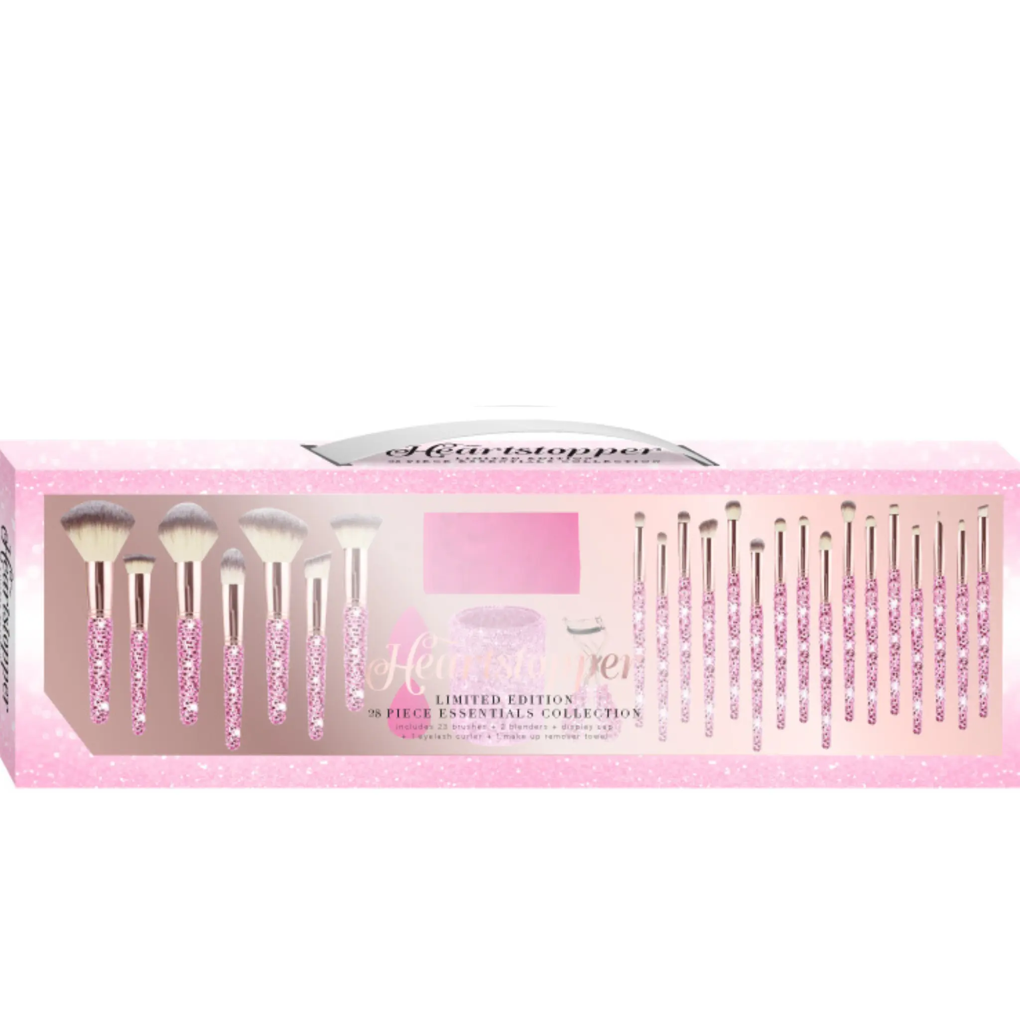 30PCs 28PCs Bundle Professional Glam Brush Set Bling Portable Custom Logo Mini Makeup Brush Sets Kit
