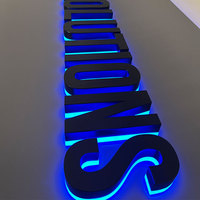 Özel Ölçü Tam Renkli Işıklı Harfler RGB Programlı Tabela 3D LED Işıklı Harf