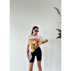 T-shirt en jersey pour fille avec imprimé contrasté - Product Image 2