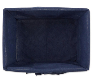 PANIER EN TOILE AVEC CADRE EN MÉTAL BLEU BEAU - Product Image 3