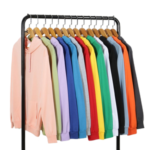 Sudadera con Capucha de Invierno para Hombre de Alta Calidad, Estilo Holgado con Hombros Caídos, Mezcla de Algodón, Ropa Urbana con Logotipo Personalizado, Diseño Sólido de Gran Venta - Product Image 2