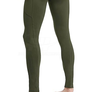 Men's Fitness Compression Leggings Breathable Elastic Waist Full Length Stretch Fit for Gym Training Yoga Use - Product Image 6