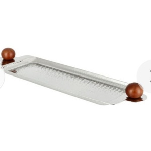 Nouvel Arrivage Looking Unique Style Fête De Mariage Décoration De Table Traiteur Service En Métal Plaqué Or Plateau De Service Hôtel - Product Image 3