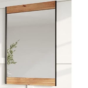 Espejo de pared de cobre para ventana, accesorio rectangular de Metal recubierto de polvo para casa de campo, sala de estar, Baño, Dormitorio, decoración, novedad - Product Image 6