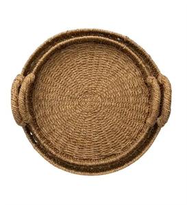 Bandeja de ratán ovalada hecha a mano para oficina, despensa, cafetería, restaurante, catering, servir aperitivos, té, café y elementos esenciales para eventos - Product Image 4